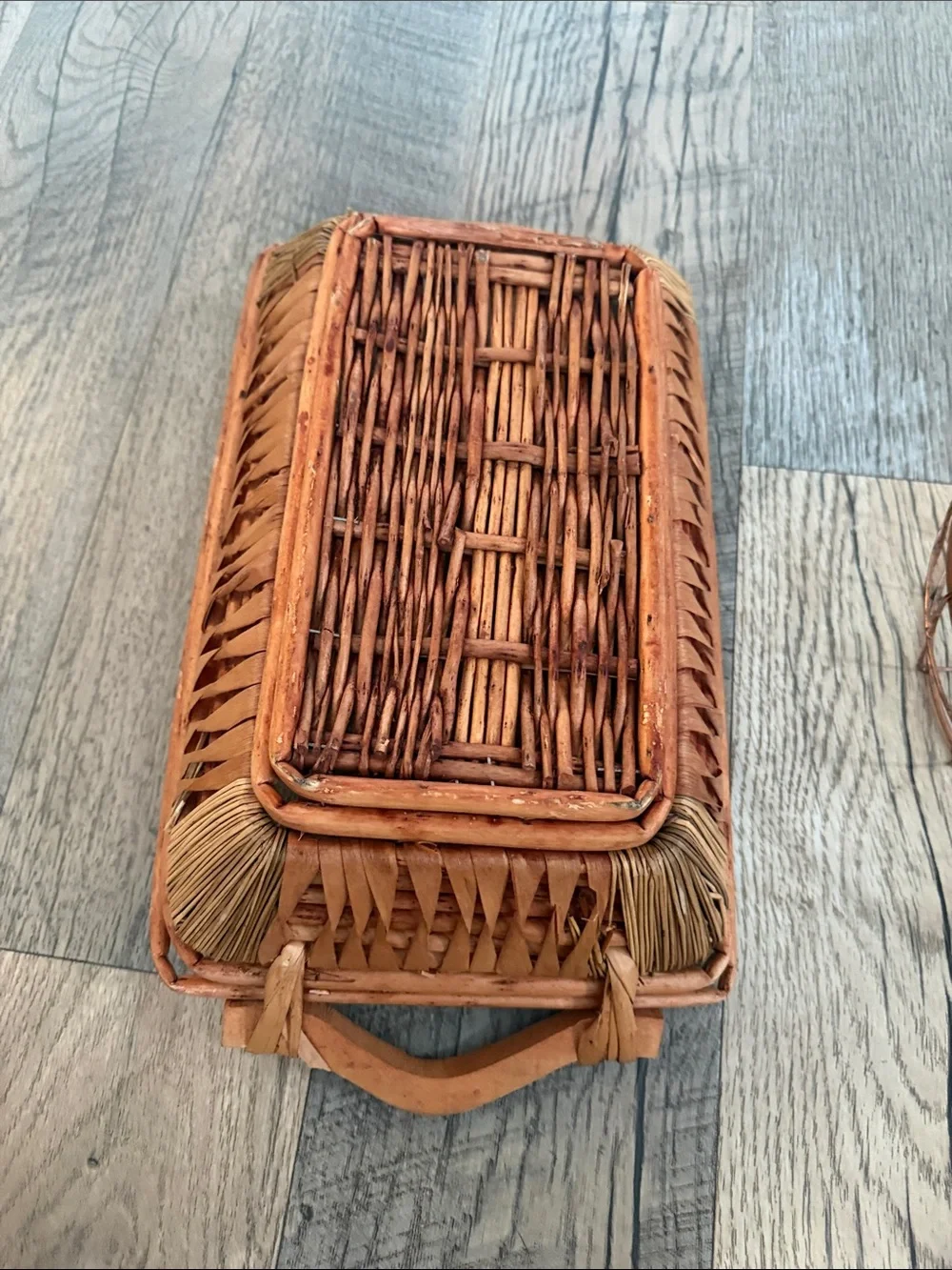Lot vintage baskets